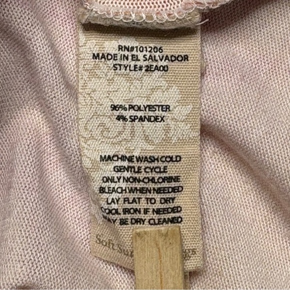 Soft Surroundings Tunic Top M Harbor Trace Sublimation Tie Dye 3/4 Bell Sleeve - Picture 9 of 9